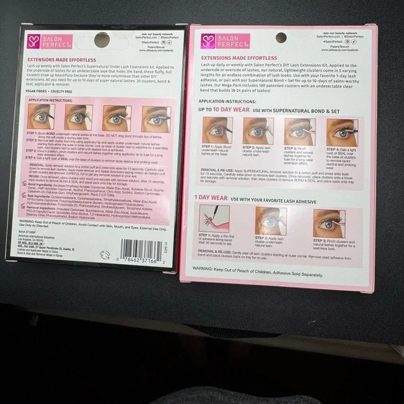 Supernatural and DIY Lash Extensions Set Both new in box never opened - Picture 2 of 7